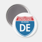 Interstate Delaware DE Magneet (Voorkant / Achterkant)
