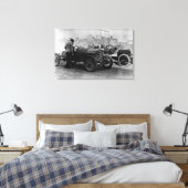 Interstate Fairground Auto Speed Races Canvas Afdruk (Insitu (Slaapkamer))