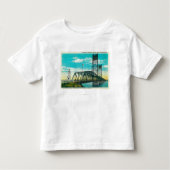 Interstate Highway Bridge over Columbia Kinder Shirts (Voorkant)