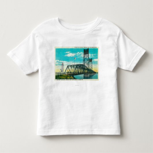 Interstate Highway Bridge over Columbia Kinder Shirts (Voorkant)