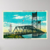 Interstate Highway Bridge over Columbia Poster (Voorkant)