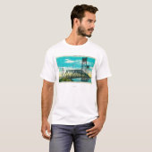 Interstate Highway Bridge over Columbia T-shirt (Voorkant volledig)