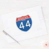 Interstate Sign 44 - Texas Rechthoekige Sticker (Envelop)