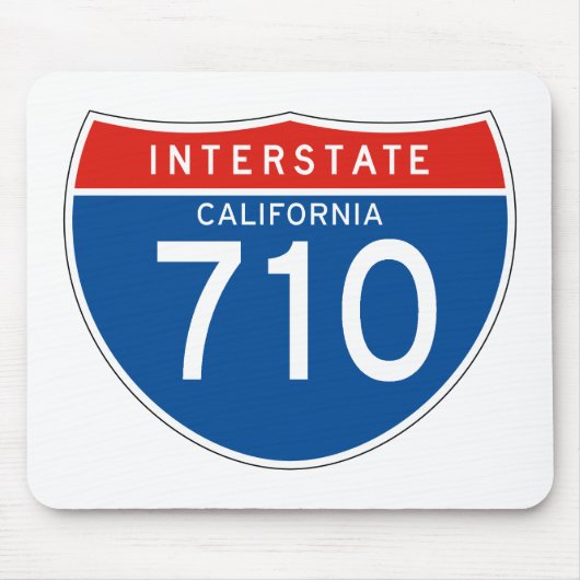 Interstate Sign 710 - Californië Muismat (Voorkant)