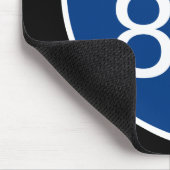 Interstate Sign van New York Muismat (Hoek)