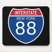 Interstate Sign van New York Muismat (Voorkant)