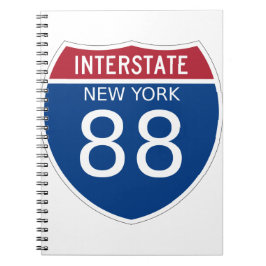 Interstate Sign van New York Notitieboek