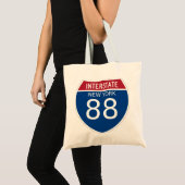 Interstate Sign van New York Tote Bag (Voorkant (product))