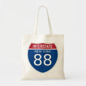 Interstate Sign van New York Tote Bag (Voorkant)