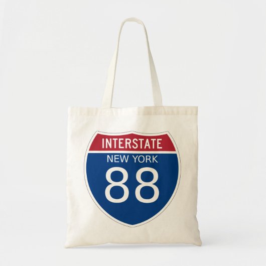 Interstate Sign van New York Tote Bag (Voorkant)