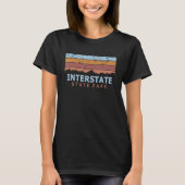 Interstate State Park Minnesota Retro Cool T-shirt (Voorkant)