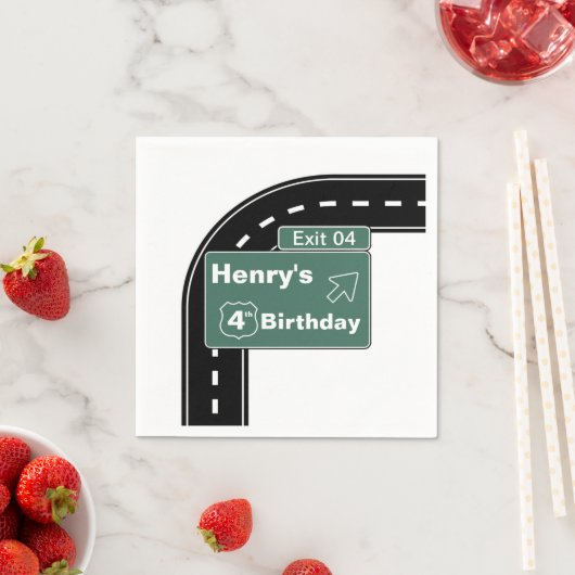 Interstate verjaardagsservetten servet (Insitu)