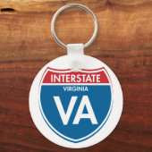 Interstate Virginia VA Sleutelhanger (Voorkant)