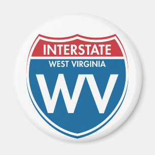 Interstate West Virginia WV Magneet