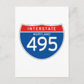 Interstatenbord 495 - Maryland Briefkaart (Voorkant)