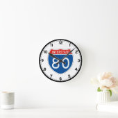 Interstatenbord 80 - Ohio Ronde Klok (Huis)