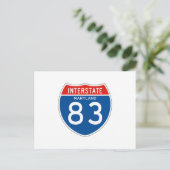 Interstatenbord 83 - Maryland Briefkaart (Staand voorkant)