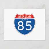 Interstatenbord 85 - Georgië Briefkaart (Voorkant)
