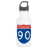 Interstatenbord 90 waterfles (Voorkant)