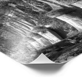 Interstedelijke brug foto afdruk (Hoek)