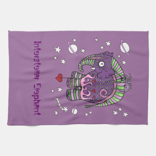 Interstellair Elephant Tea Towel Theedoek (Horizontaal)