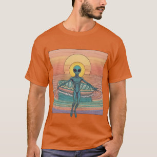 Interstellaire aankomst t-shirt
