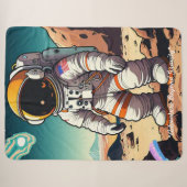 "Interstellaire Exploraties" Sherpa Deken (Voorkant (horizontaal))