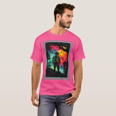 Interstellaire Odyssee Levendige Astronaut Verkenn T-shirt (Voorkant volledig)