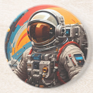 Interstellaire Voyager Astronaut Coaster Zandsteen Onderzetter