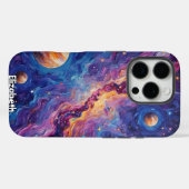 Interstellaire werveling: planetaire Vista Case-Mate iPhone Case (Achterkant (horizontaal))