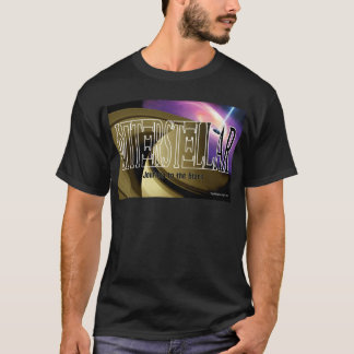 Interstellar Journey Donker T-shirt