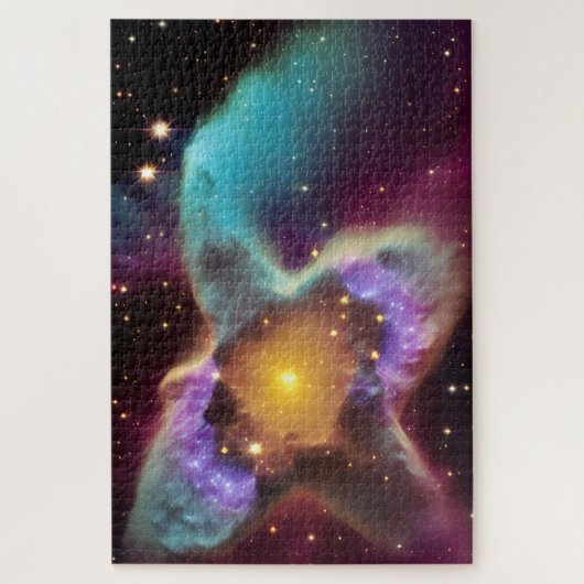 Interstellar pastel mystic spaceship cloud mirage legpuzzel (Verticaal)