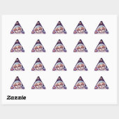 Interstellar Paws - Schattigee ruimtehond in avont Sticker (Vel)