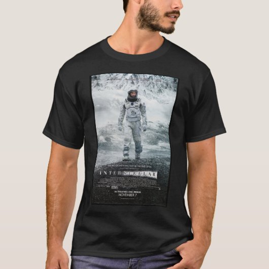 INTERSTELLAR-Poster T-shirt (Voorkant)