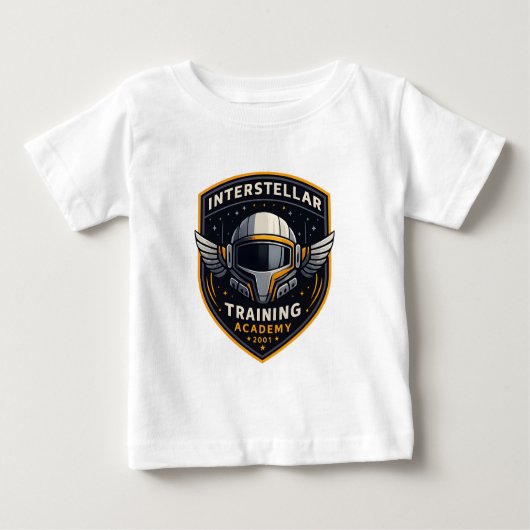 Interstellar Training Academy Baby T-Shirt (Voorkant)