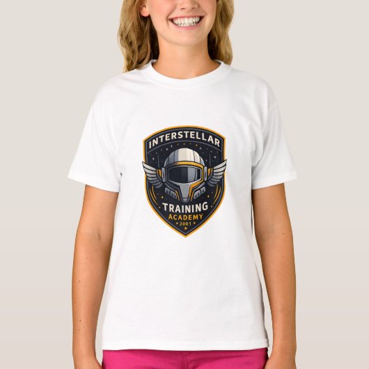 Interstellar Training Academy Girls T-Shirt (Voorkant)