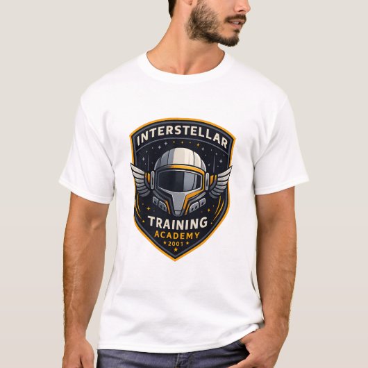 Interstellar Training Academy Heren T-Shirt (Voorkant)