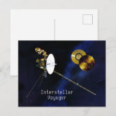Interstellar Voyager Spacecraft Briefkaart (Voorkant / Achterkant)