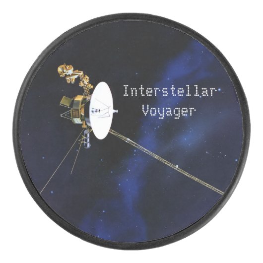 Interstellar Voyager Spacecraft Hockey Puck (Voorkant)