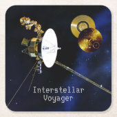 Interstellar Voyager Spacecraft Kartonnen Onderzetters (Voorkant)