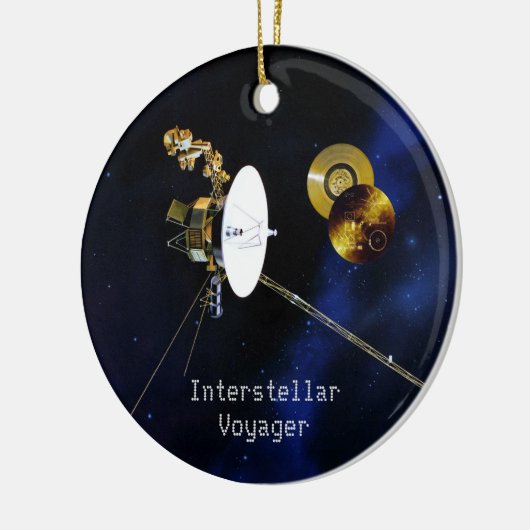 Interstellar Voyager Spacecraft Keramisch Ornament (Links)