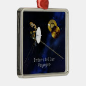 Interstellar Voyager Spacecraft Metalen Ornament (Rechts)
