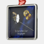 Interstellar Voyager Spacecraft Metalen Ornament (Links)