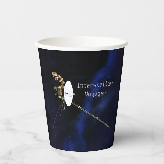 Interstellar Voyager Spacecraft Papieren Bekers (Voorkant)