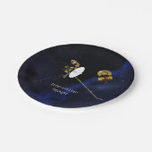 Interstellar Voyager Spacecraft Papieren Bordje (Gekanteld)