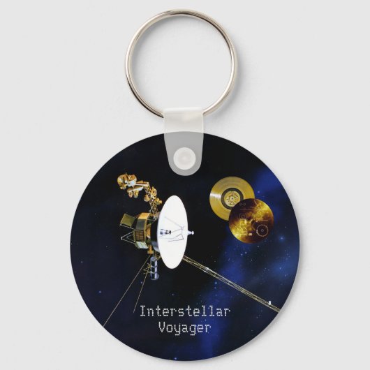 Interstellar Voyager Spacecraft Sleutelhanger (Voorkant)