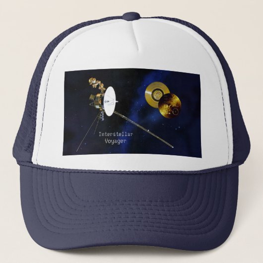 Interstellar Voyager Spacecraft Trucker Pet (Voorkant)