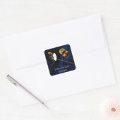 Interstellar Voyager Spacecraft Vierkante Sticker (Envelop)