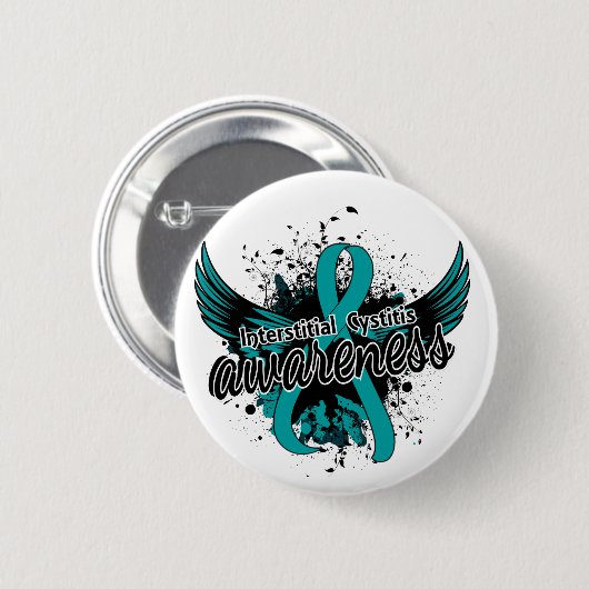 Interstitiële cystitis Bewustheid 16 Ronde Button 5,7 Cm (Voorkant /achterkant)