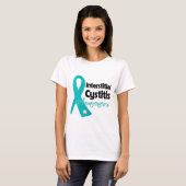 Interstitiële cystitis Bewustheid T-shirt (Voorkant volledig)